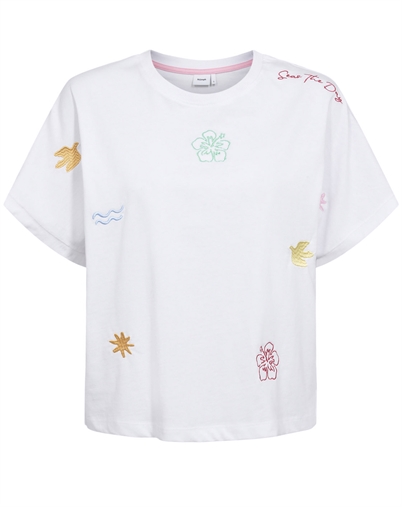 Nümph - NUSeanne Oversize T-Shirt - Bright White